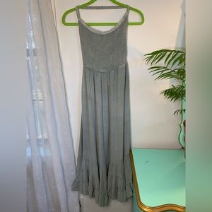 Earthbound Open Back Viscose Dress